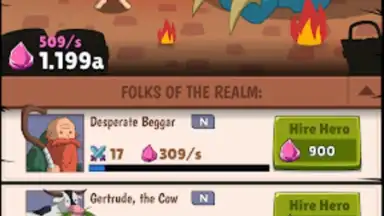 Screenshot von Hero Hero Clicker 6