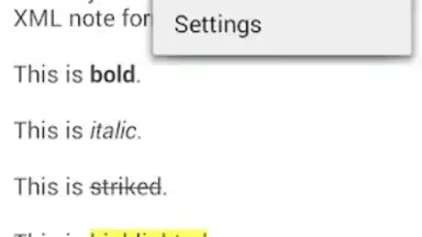 Screenshot von Tomdroid 7