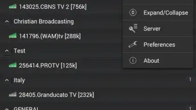 Screenshot von SopCast 5