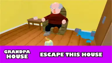 Screenshot von Grandpa house horror in roblox 4