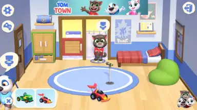 Screenshot von Talking Tom Town 1