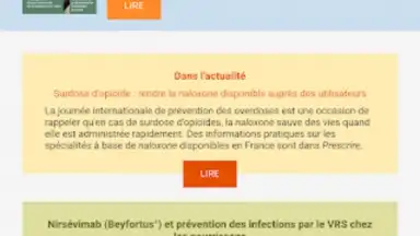 Screenshot von Application Prescrire 3