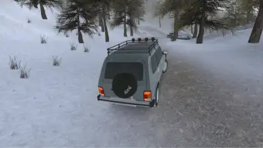 Screenshot von Forest Roads. Niva 2