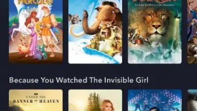 Screenshot von Disney+ 8