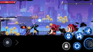 Screenshot von Cyber Fighters 1