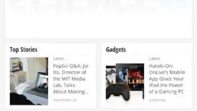 Screenshot von Google Currents 1