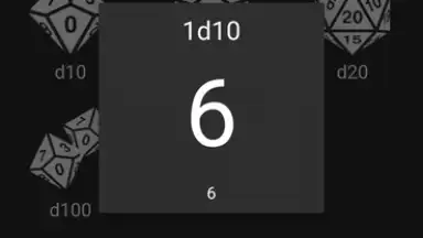 Screenshot von RPG Simple Dice 8