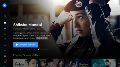 Screenshot von MX Player TV 2