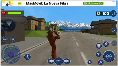 Screenshot von Bear Rope Hero Vice Town 8