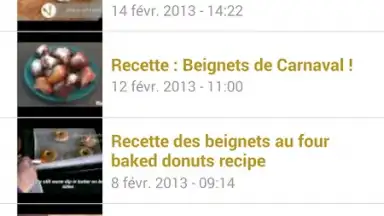Screenshot von Recettes de Beignets 2