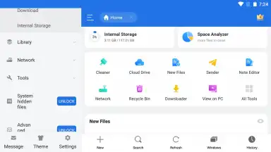Screenshot von ES File Explorer 9