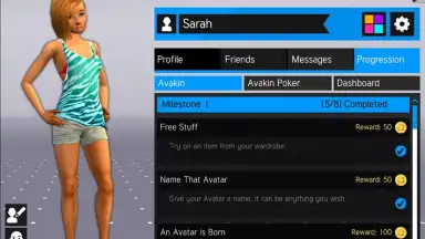 Screenshot von Avakin Poker 1