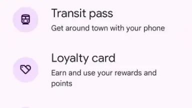 Screenshot von Google Wallet 5