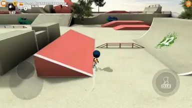 Screenshot von Stickman Skate Battle 9
