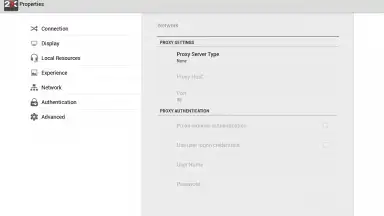 Screenshot von 2X RDP Client 4