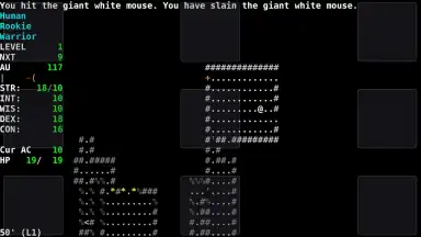 Screenshot von Angband 6