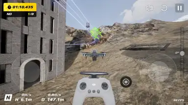 Screenshot von DJI Virtual Flight 5