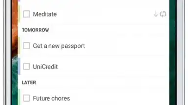 Screenshot von Tasks & Notes 9