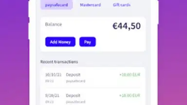 Screenshot von paysafecard 4