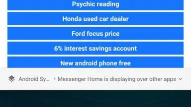 Screenshot von Messenger Home 3