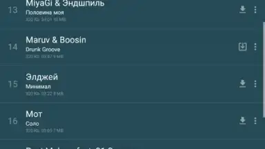 Screenshot von zaycev.net 7