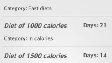 Screenshot von Diets for losing weight 16