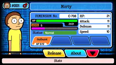 Screenshot von Pocket Mortys 12