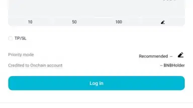 Screenshot von Bitget 25