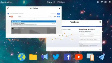Screenshot von Leena Desktop UI 1