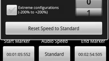 Screenshot von Audio Speed Changer 1