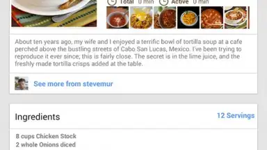 Screenshot von BigOven Recipes 5