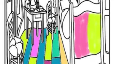 Screenshot von Vincent van Gogh Coloring Book 3