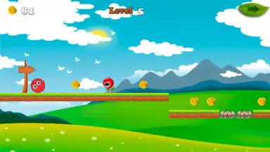 Screenshot von Red Ball 1 1