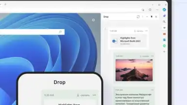 Screenshot von Microsoft Edge 8