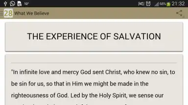 Screenshot von What We Believe 6