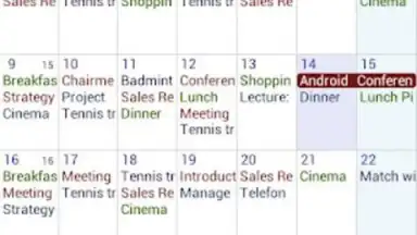 Screenshot von Business Calendar 3