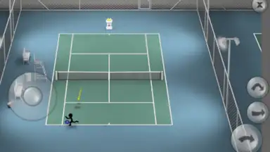 Screenshot von Stickman Tennis 1