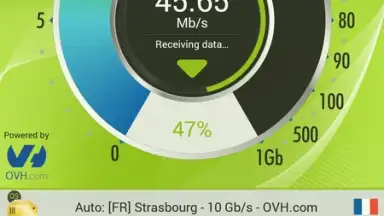 Screenshot von nPerf Speed Test 8