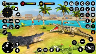 Screenshot von Crocodile Games - Animal Games 1