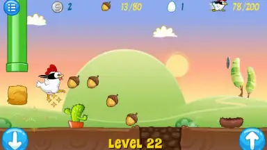 Screenshot von Ninja Chicken 2