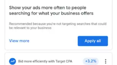 Screenshot von Google Ads 3