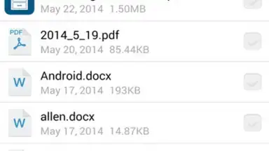 Screenshot von Tomi File Manager 4