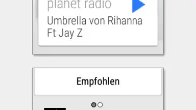Screenshot von radioplayer 1
