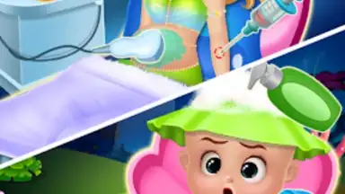 Screenshot von Newborn mermaid baby care game 2