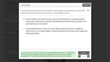 Screenshot von Gestion del tiempo 1