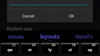 Screenshot von Jelly Bean Keyboard 4.3 6