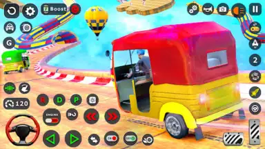 Screenshot von Tuk Tuk Taxi Driving Games 3D 3