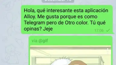 Screenshot von Alloy -free messaging app 2