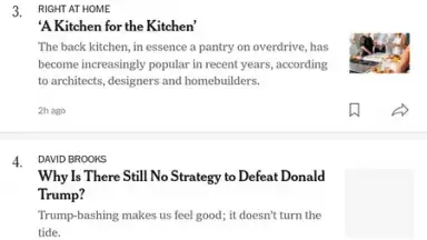 Screenshot von The New York Times 5