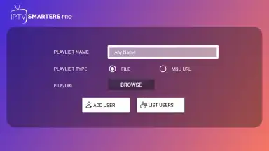 Screenshot von IPTV Smarters Pro 4